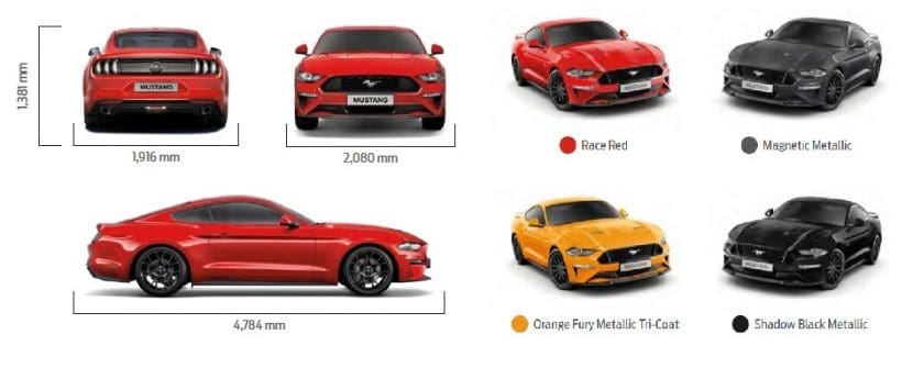 Ford Mustang 2019 18 | ยางรถยนต์ ราคาอัปเดต 2026 ครบทุกยี่ห้อ รวมยาง Ev | Autotirechecking