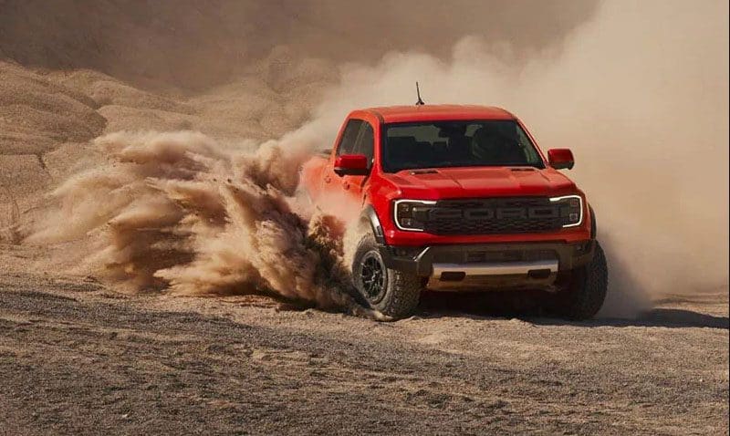 Ford Ranger Raptor 2023 02 | ยางรถยนต์ ราคาอัปเดต 2026 ครบทุกยี่ห้อ รวมยาง Ev | Autotirechecking รายละเอียด Ford Ranger Raptor จากภาพในคลัง ATC ปี 2023