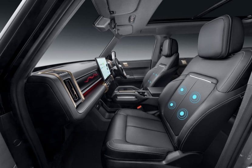 Jaecoo 6t Reev เบาะนวดคู่หน้า 4wd Ultra ภาพขนาดเว็บ | ยางรถยนต์ ราคาอัปเดต 2026 ครบทุกยี่ห้อ รวมยาง Ev | Autotirechecking เบาะคู่หน้า JAECOO 6T REEV 4WD ULTRA พร้อมฟังก์ชันนวด