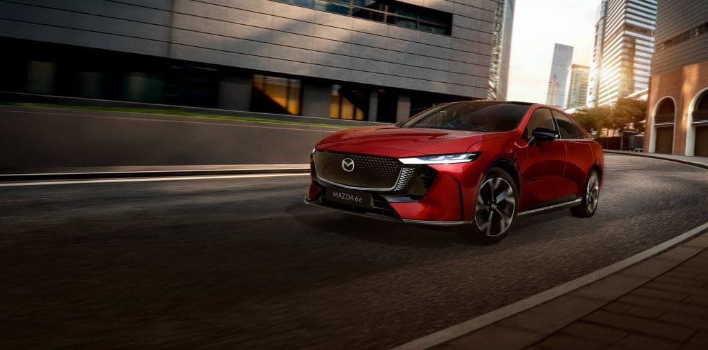 Mazda6e 2026 รถยนต์ไฟฟ้า NeoFastback ภาพด้านหน้า