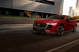 Mazda6e 2026 ภาพประชาสัมพันธ์รถยนต์ไฟฟ้า The All-Electric Mazda6e จาก Mazda Thailand