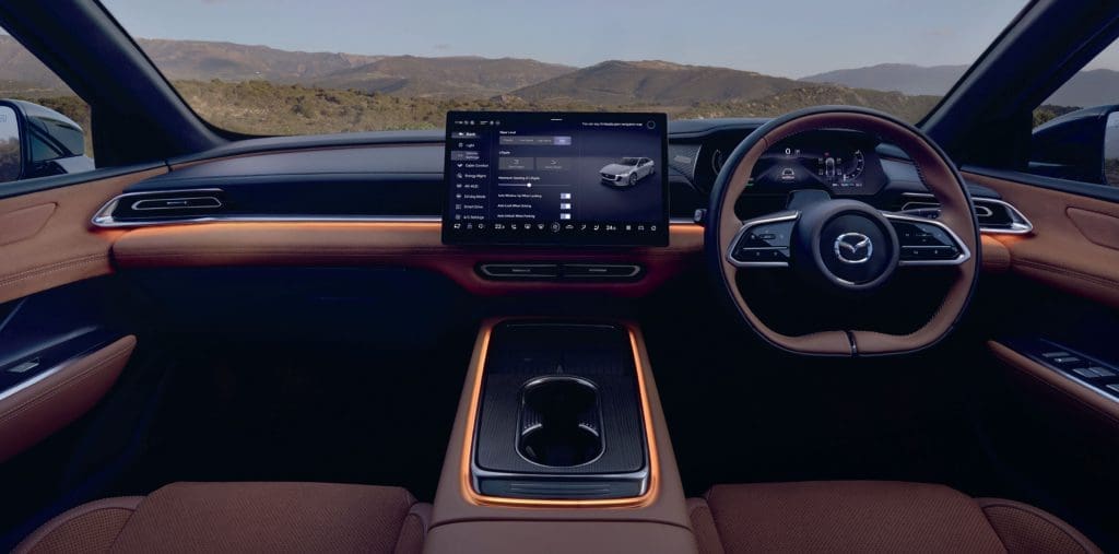 Mazda6e 2026 ภายนอกพร้อมล้ออัลลอย 19 นิ้ว