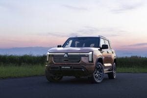 Mitsubishi Pajero เจเนอเรชันใหม่ปี 2026 มุมด้านหน้าจากภาพประชาสัมพันธ์ Mitsubishi Motors