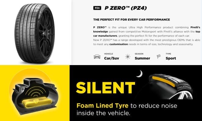 P Zero4 | ยางรถยนต์ ราคาอัปเดต 2026 ครบทุกยี่ห้อ รวมยาง Ev | Autotirechecking