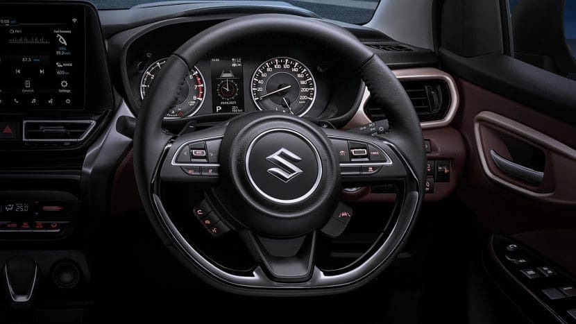 Suzuki Fronx 2026 พวงมาลัยและ Paddle Shift | ยางรถยนต์ ราคาอัปเดต 2026 ครบทุกยี่ห้อ รวมยาง Ev | Autotirechecking พวงมาลัย Suzuki Fronx รุ่นสูง พร้อมปุ่มควบคุมและ Paddle Shift
