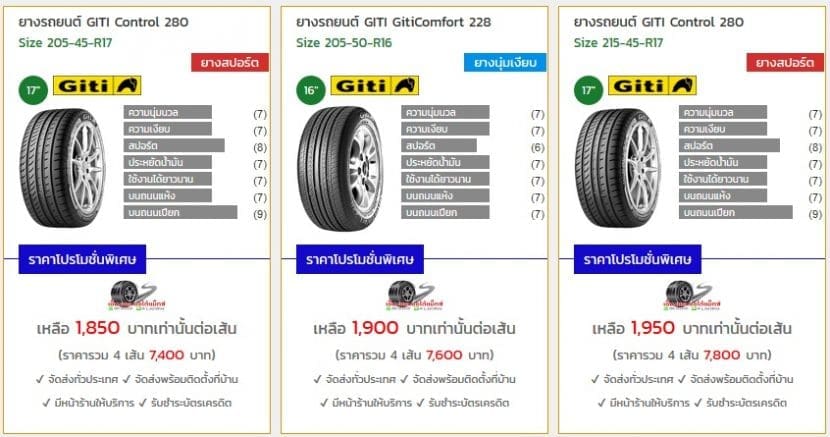 Giti Clam 3 | ยางรถยนต์ ราคาอัปเดต 2026 ครบทุกยี่ห้อ รวมยาง Ev | Autotirechecking