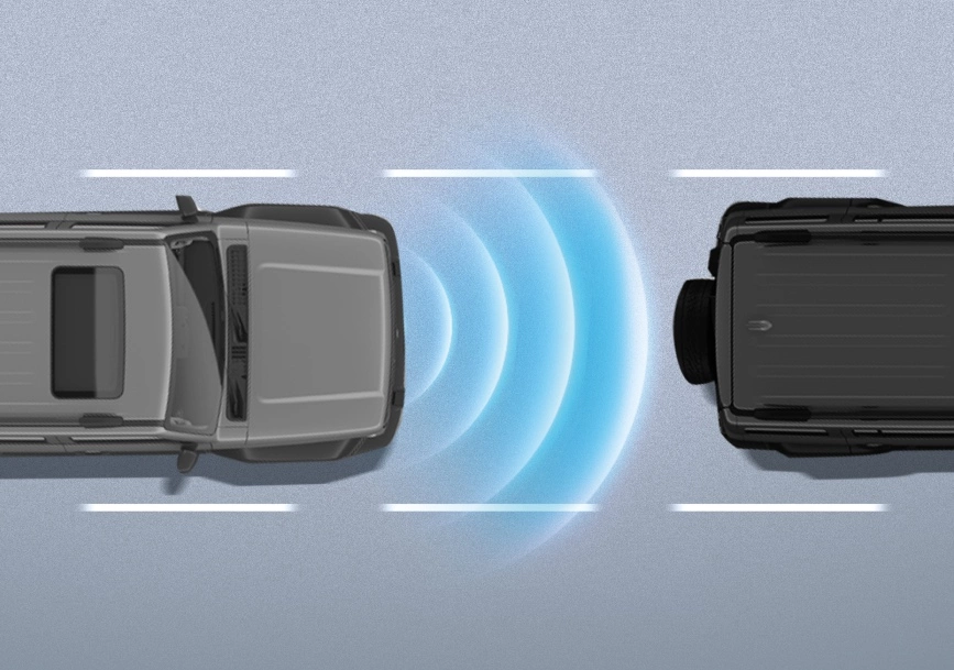 Gwmtank300driverassistanceillustration | ยางรถยนต์ ราคาอัปเดต 2026 ครบทุกยี่ห้อ รวมยาง Ev | Autotirechecking ภาพจำลองระบบช่วยเหลือผู้ขับขี่ GWM TANK 300
