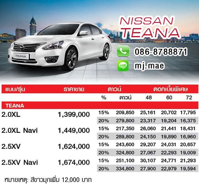 Teana Down | ยางรถยนต์ ราคาอัปเดต 2026 ครบทุกยี่ห้อ รวมยาง Ev | Autotirechecking