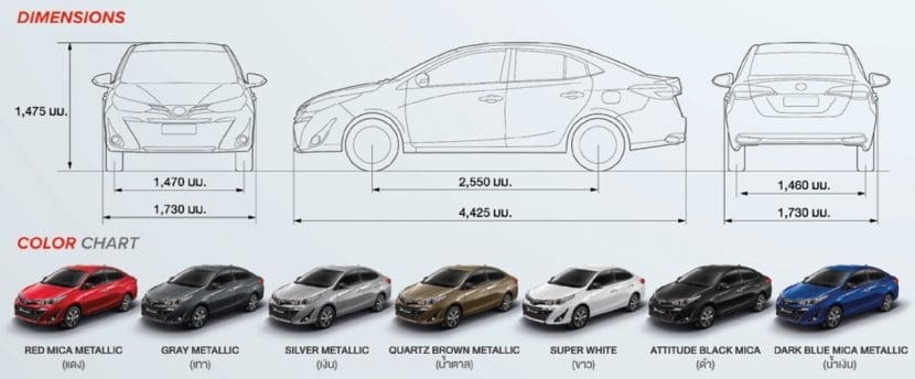Toyota Ative 2019 12 | ยางรถยนต์ ราคาอัปเดต 2026 ครบทุกยี่ห้อ รวมยาง Ev | Autotirechecking
