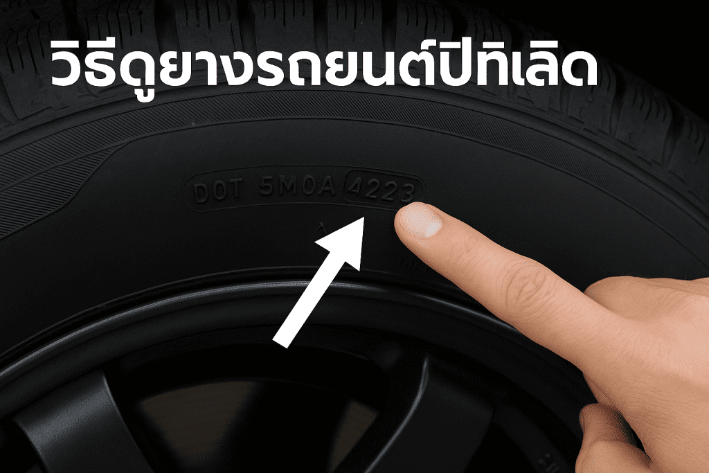 วิธีดูยางรถยนต์ปีที่ผลิต | ยางรถยนต์ ราคาอัปเดต 2026 ครบทุกยี่ห้อ รวมยาง Ev | Autotirechecking